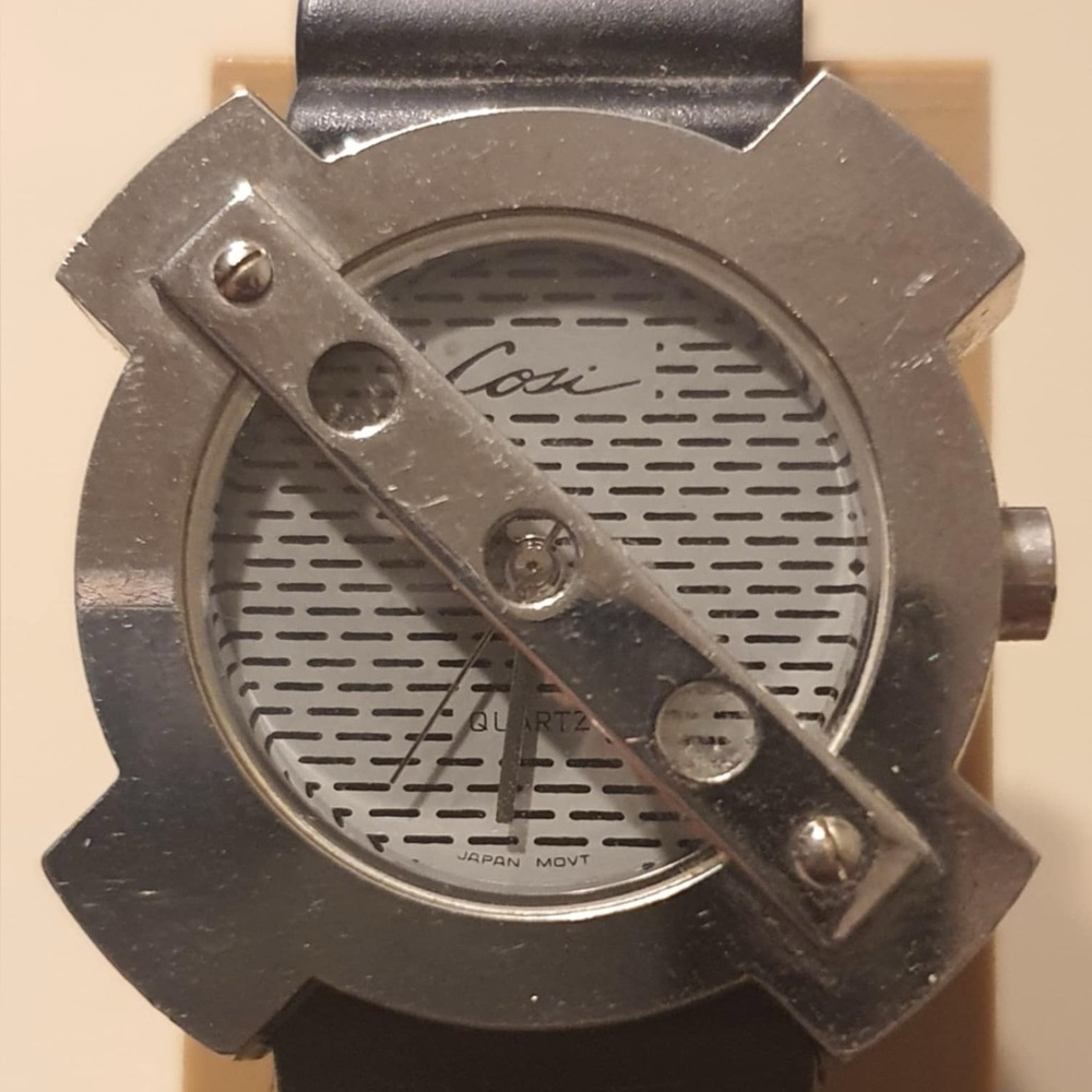 Vintage Cosi Silver/Black Women's Novelty Watch